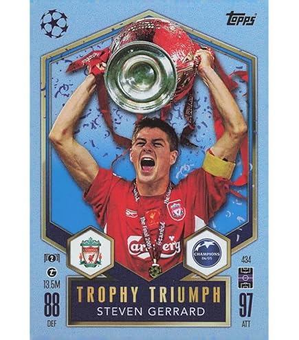 Match Attax 2024 2025 Javier Zanetti Trophy Triumph Trading Card